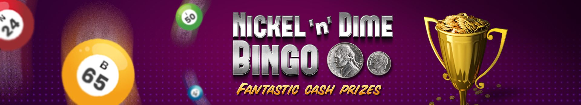 Nickel and Dime Bingo Banner