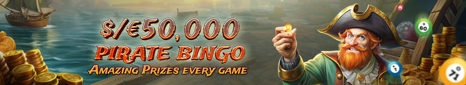 50k Pirate Bingo Banner